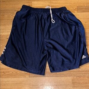Adidas Blue Athletic Shorts with Breathable Design